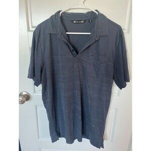 Men's Travis Mathew Blue Polo Size Large